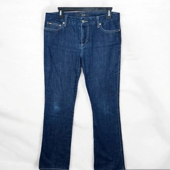 Joe's Jeans Women's Honey Bootcut Dark Wash Jeans Size 32 Blue 5-Pocket Styling - Picture 1 of 12